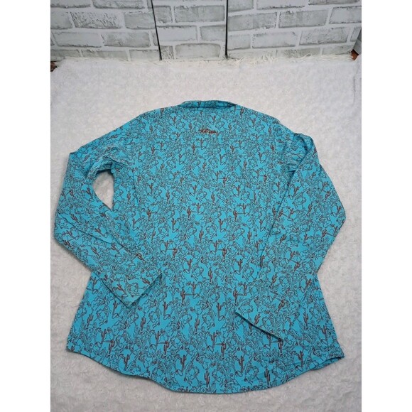 ARIAT REAL (WESTERN) FITTED BUTTON LONG SLEEVE SHIRT SIZE: LARGE - Picture 2 of 12